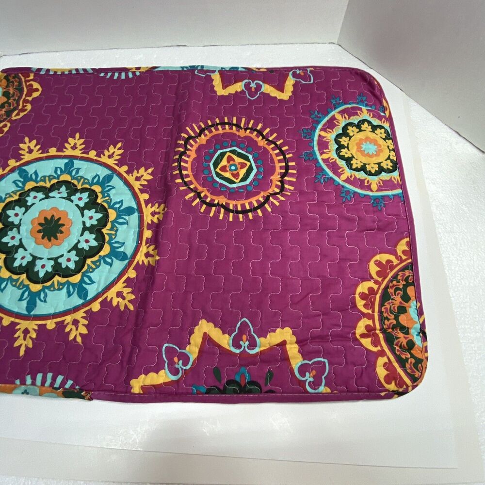 LUSH Brand Pillow Cover Multicolored Boho Hippie Style 26X20 End Zipper Closure